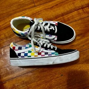 Vans Old Skool Checkerboard Sneakers